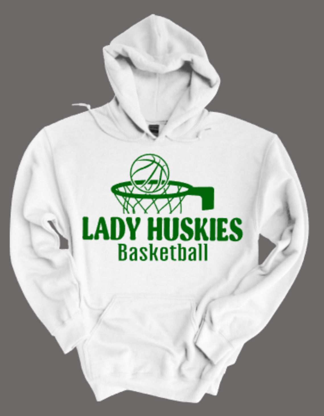 Lady Huskies Basketball Fan Hooded Sweatshirt