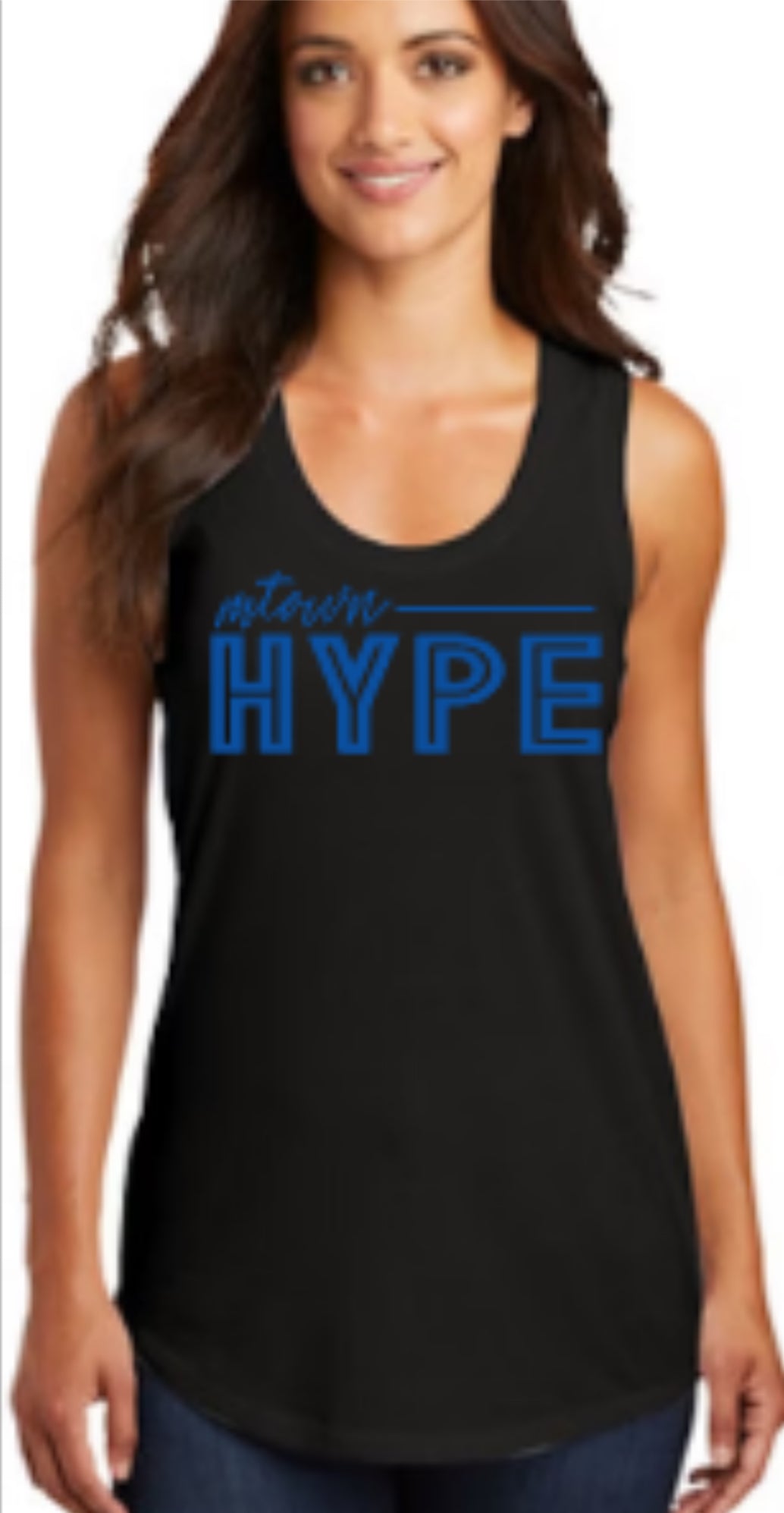 MTOWN Hype Straightaway Women's Perfect Tri Racerback Tank