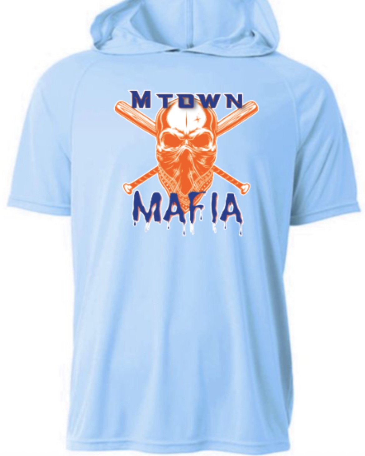Mafia Logo Short Sleeve Hooded Tee