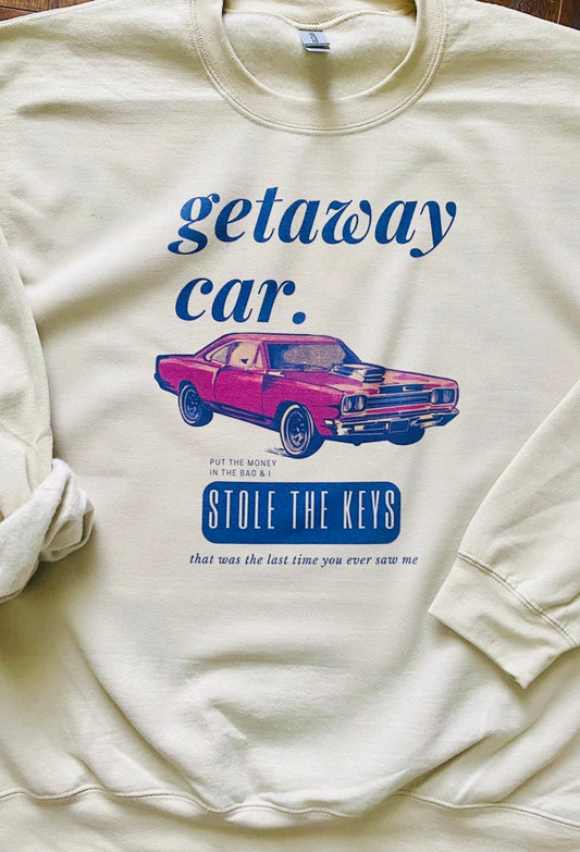 Getaway Car Crewneck Sweatshirt