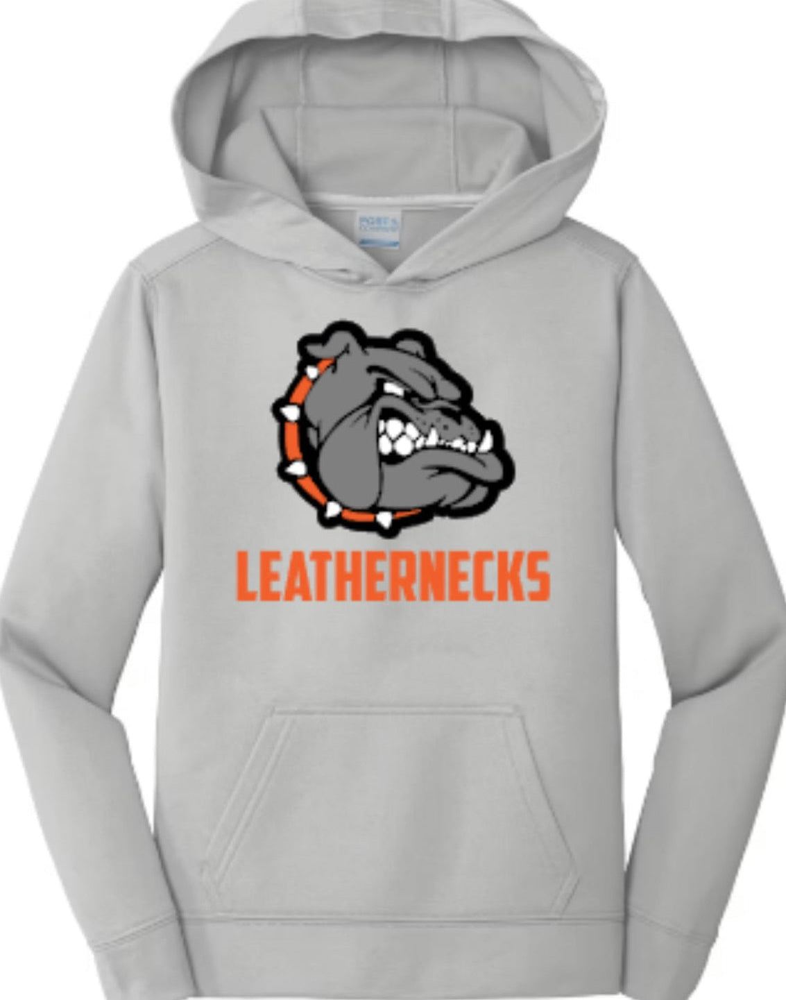 Leathernecks Logo Unisex Performance Fleece Pullover Hooded Sweatshirt