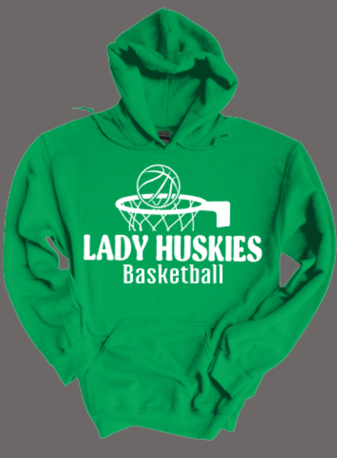 Lady Huskies Basketball Fan Hooded Sweatshirt