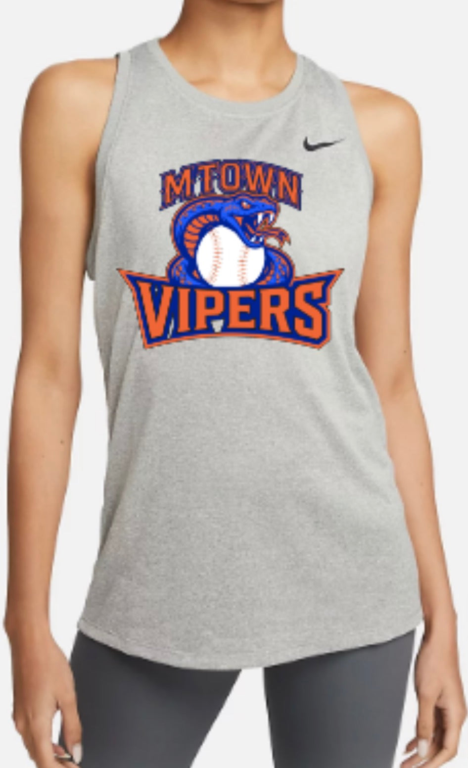 MTOWN Vipers Logo Nike Women's Dri-FIT Tank Top