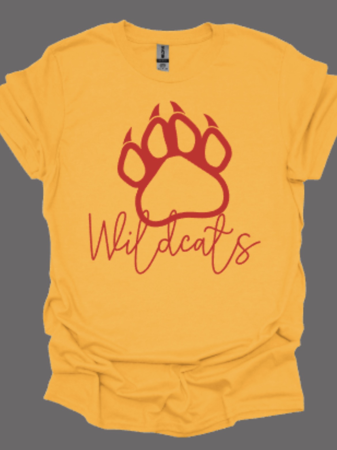 Wildcats Paw Softstyle Tee