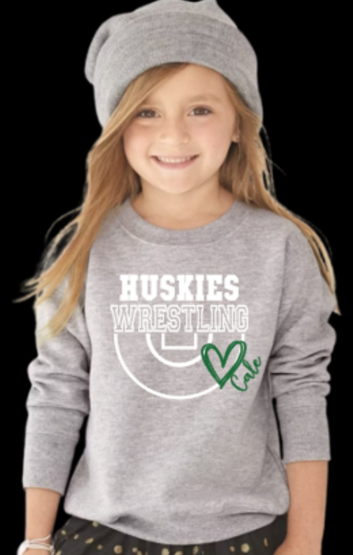 HUSKIES WRESTLING 💚 Toddler Fleece Sweatshirt