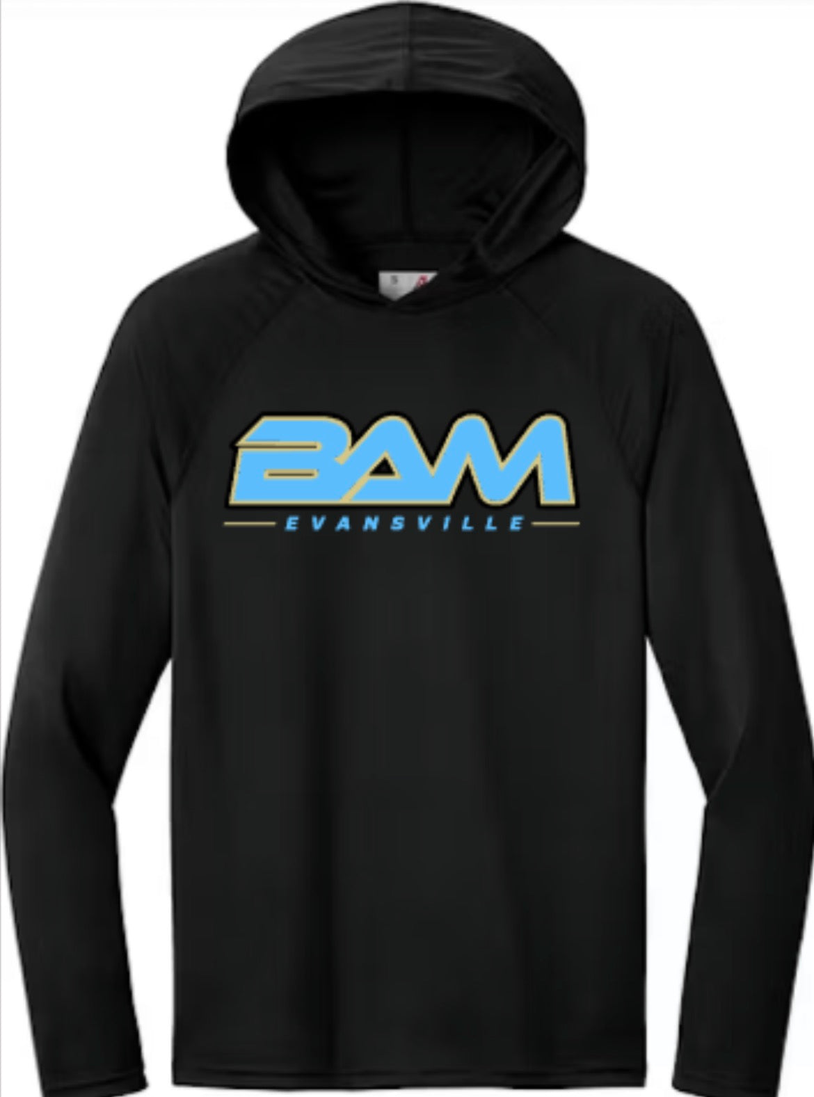 BAM Evansville Zone Performance Hooded Long Sleeve Tee