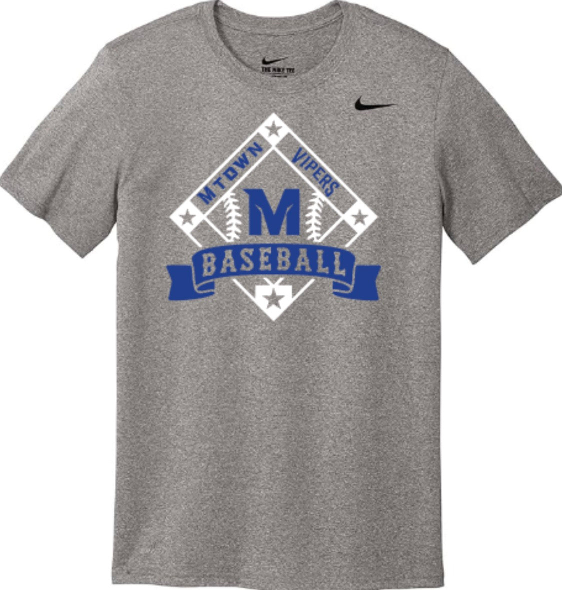 MTOWN Vipers Baseball Diamond Nike Men's Dri-FIT Legend Fitness T-Shirt