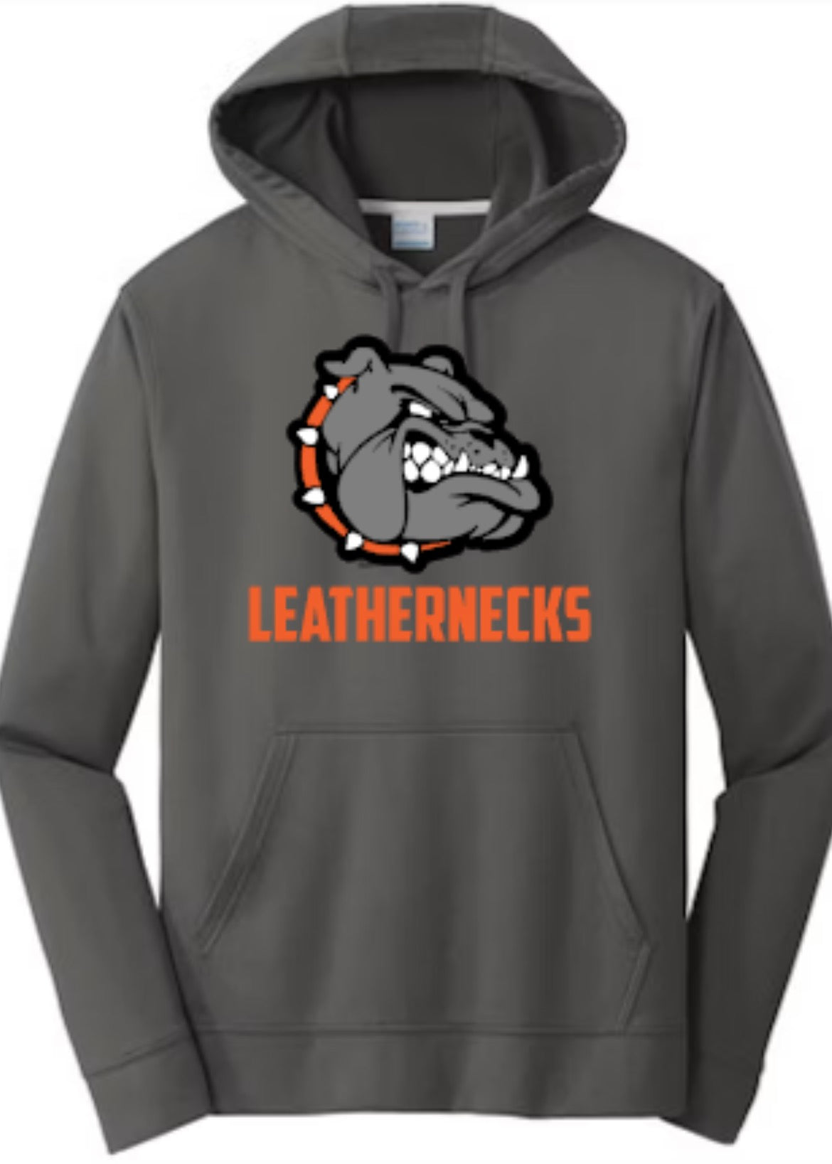 Leathernecks Logo Unisex Performance Fleece Pullover Hooded Sweatshirt
