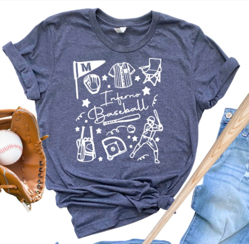 MTOWN  Inferno Spirit Softstyle Tee