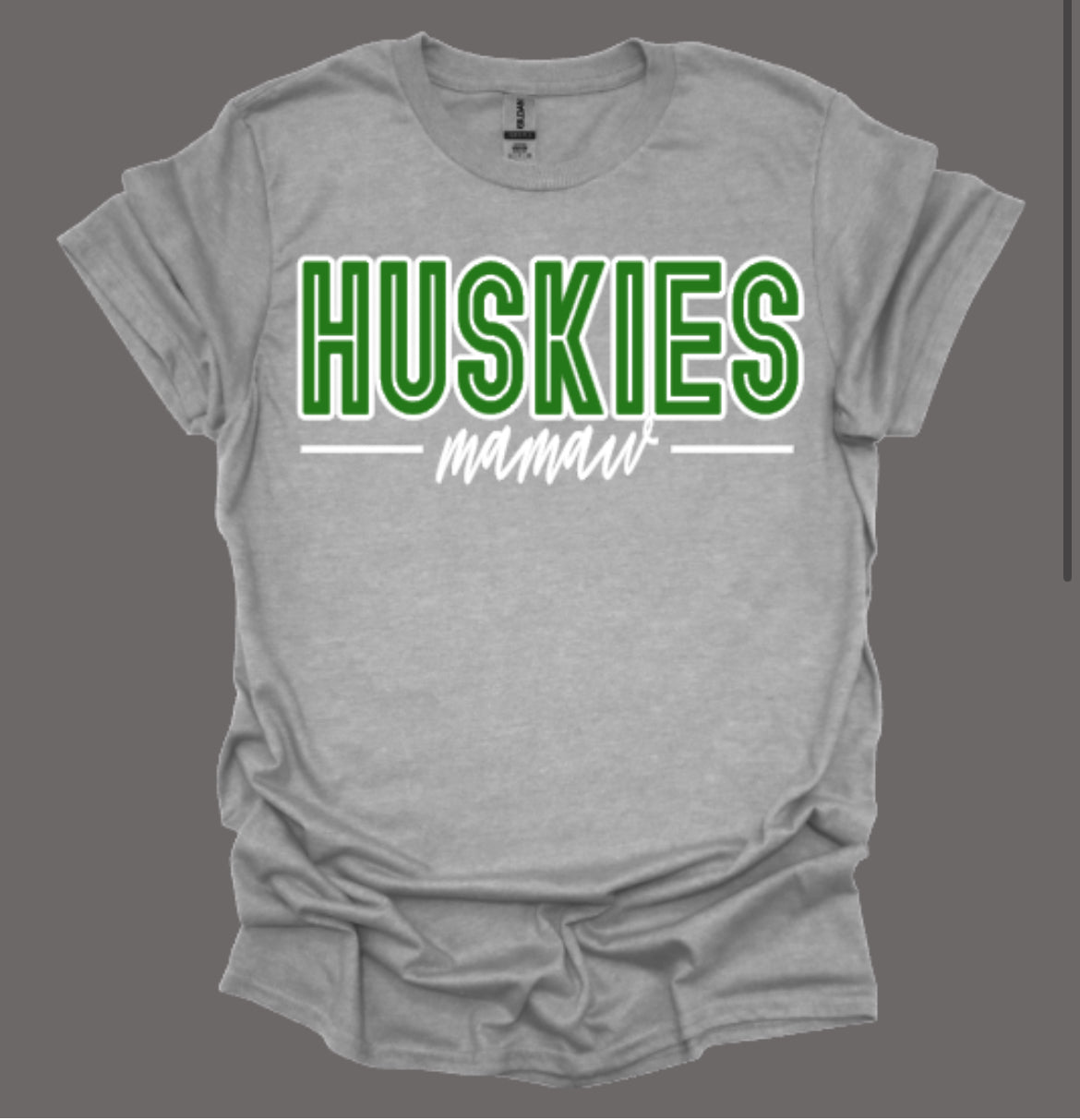 NORTH HUSKIES GRANDMA Custom Softstyle Tee