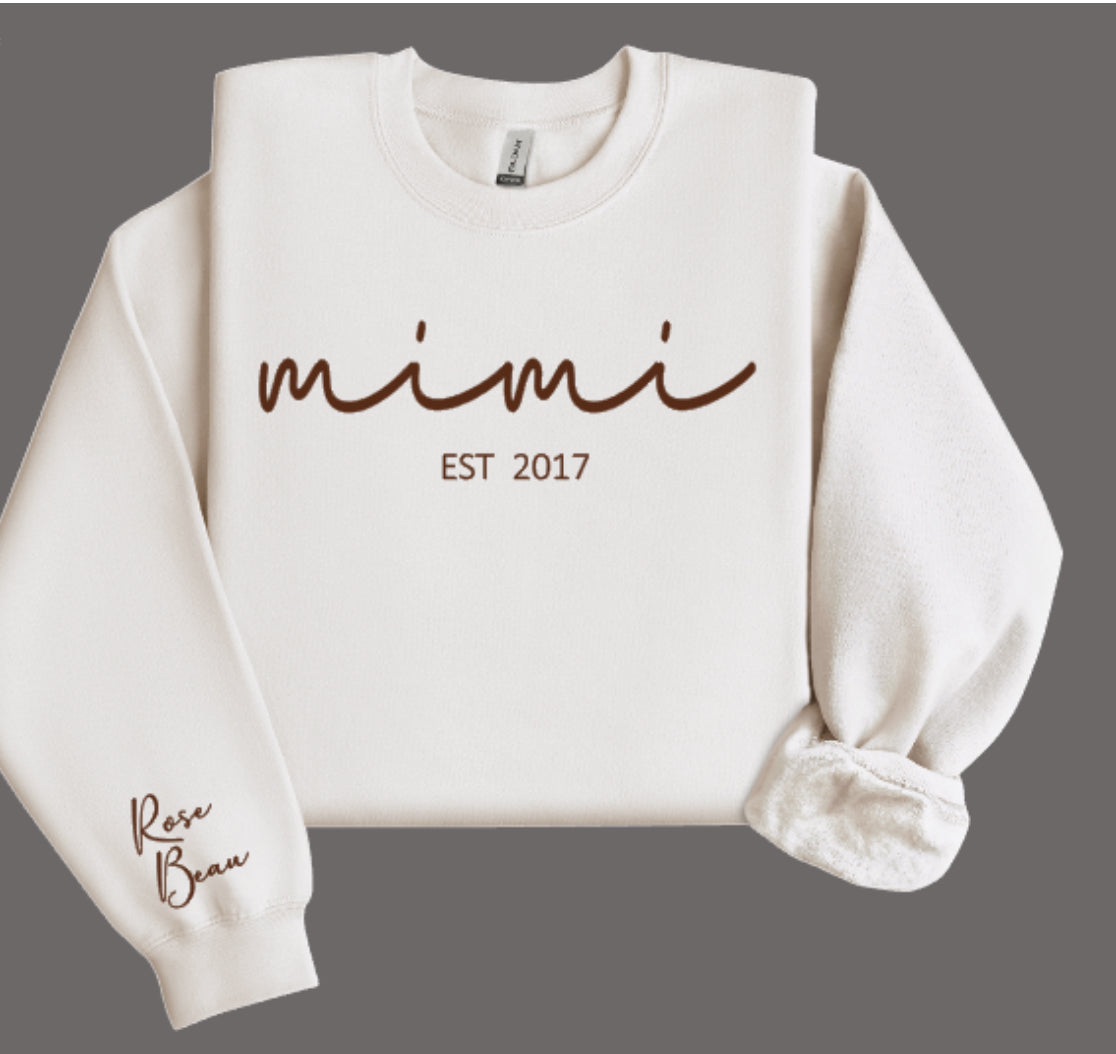 GRANDMA Custom Crewneck Sweatshirt