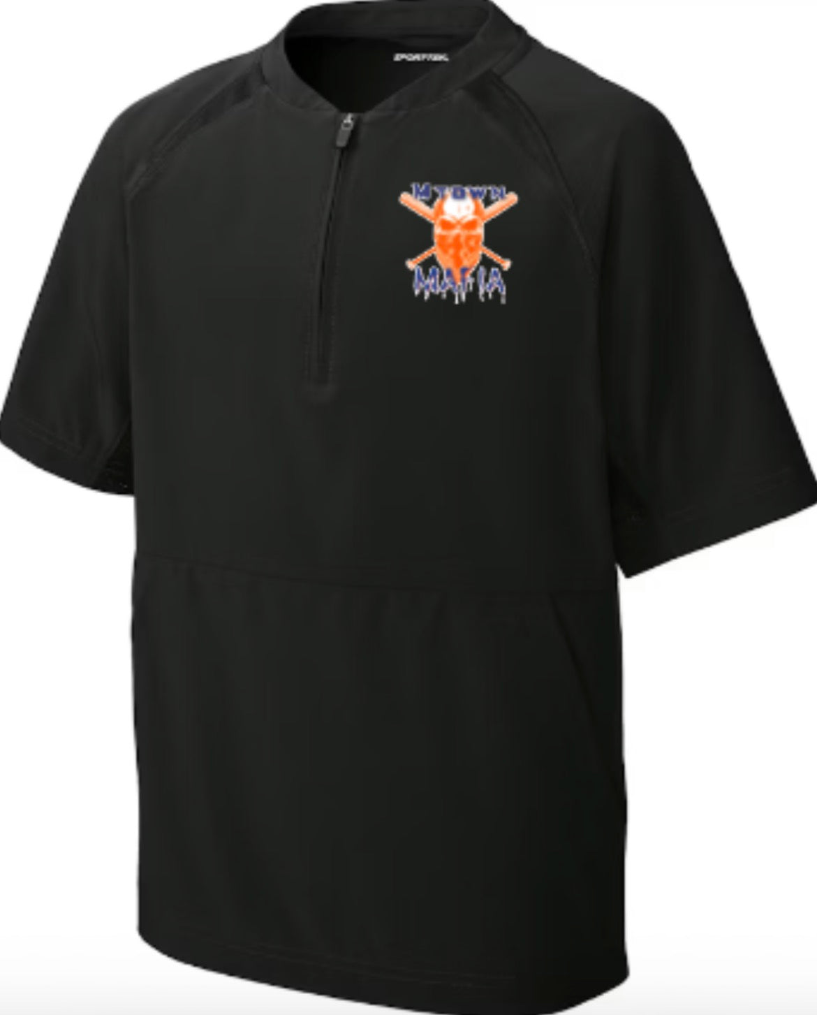 MTOWN Mafia 1/2-Zip Short Sleeve Jacket