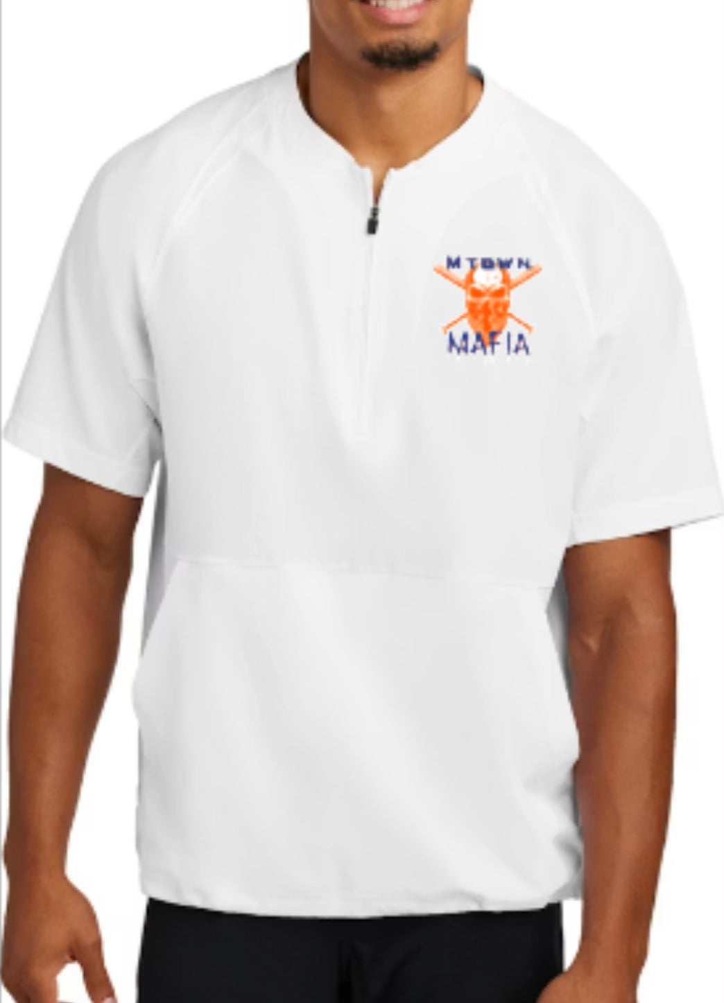 MTOWN Mafia 1/2-Zip Short Sleeve Jacket