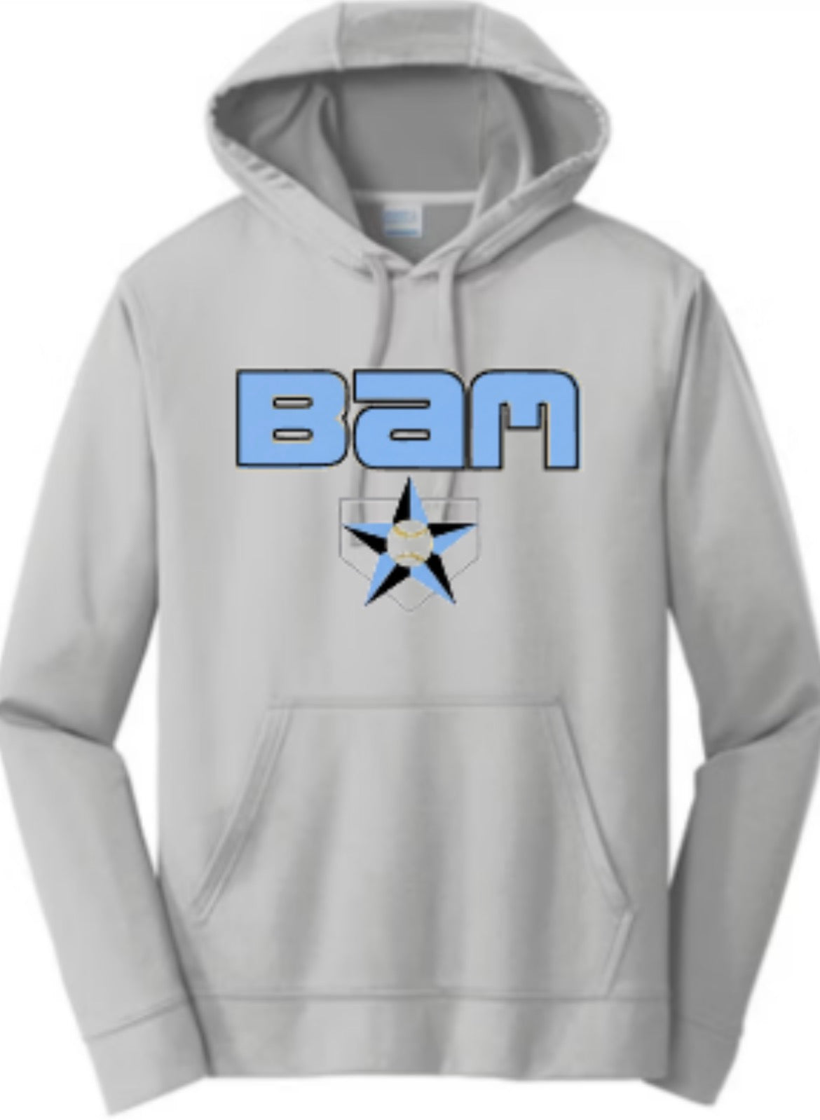 BAM Logo Unisex Performance Fleece Pullover Hooded Sweatshirt