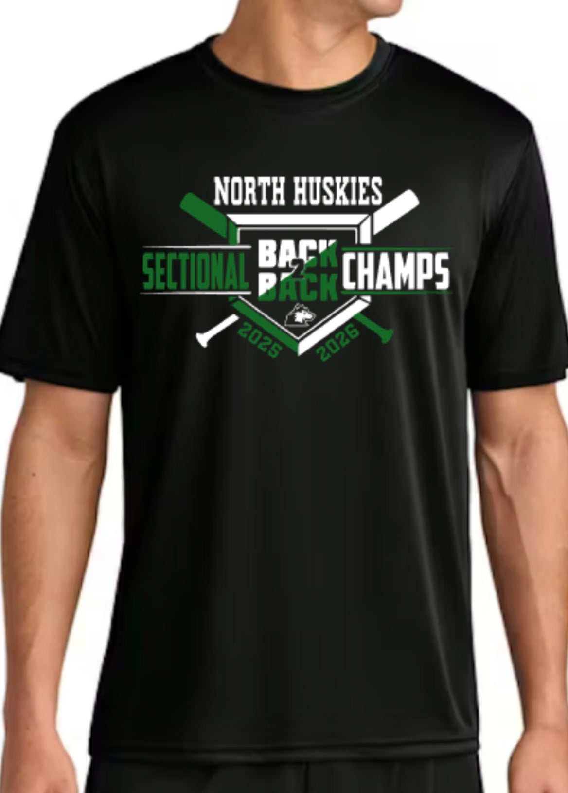 HUSKIES BASEBALL 2026 Sectional Champs Cooling Performance T-Shirt