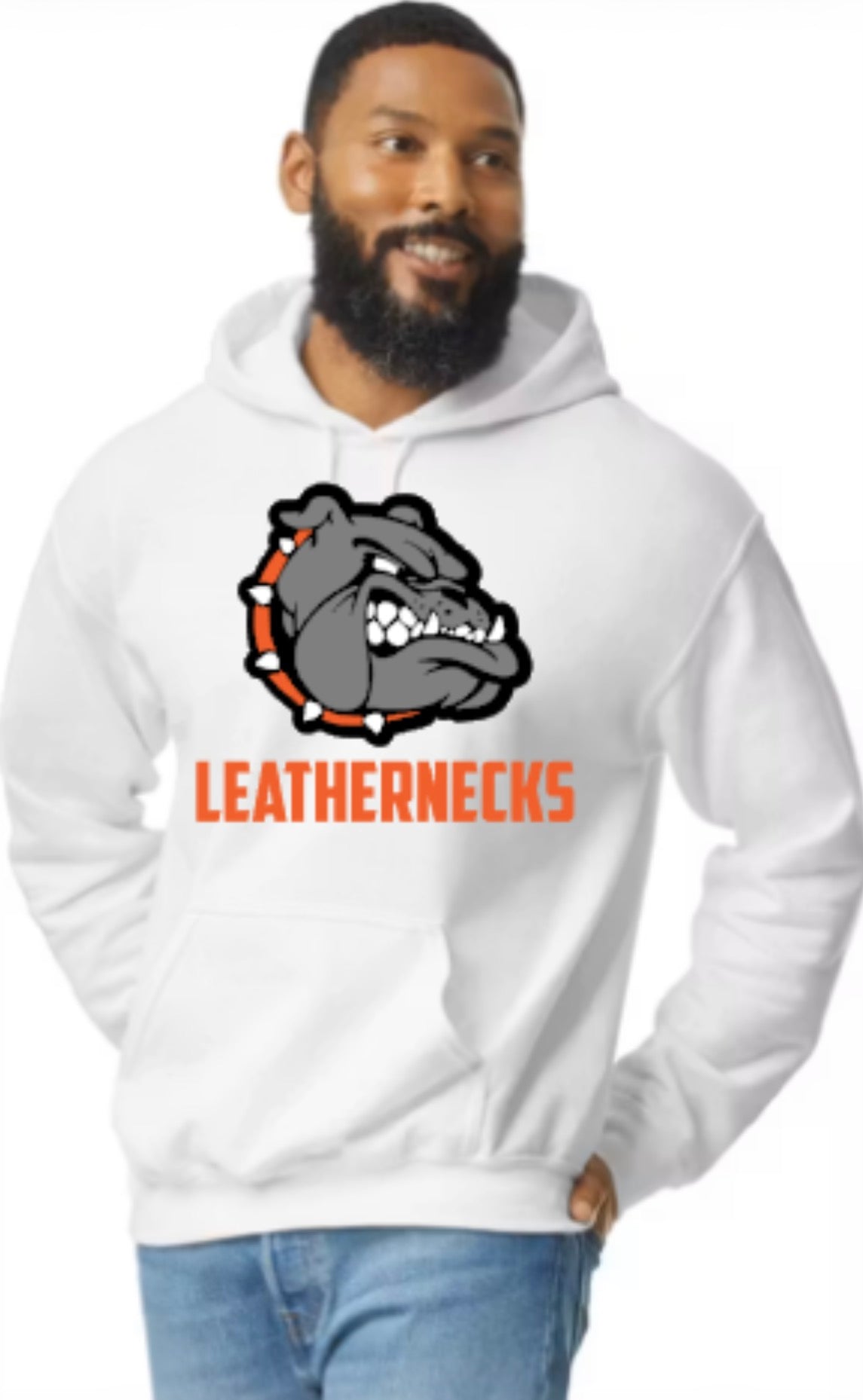 Leathernecks Logo Unisex Heavy Blend™ 50/50 Hoodie