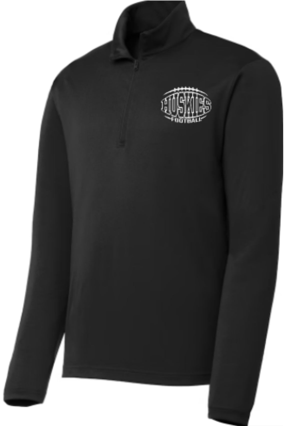 Football Huskies Quarter Zip Performance Pullover