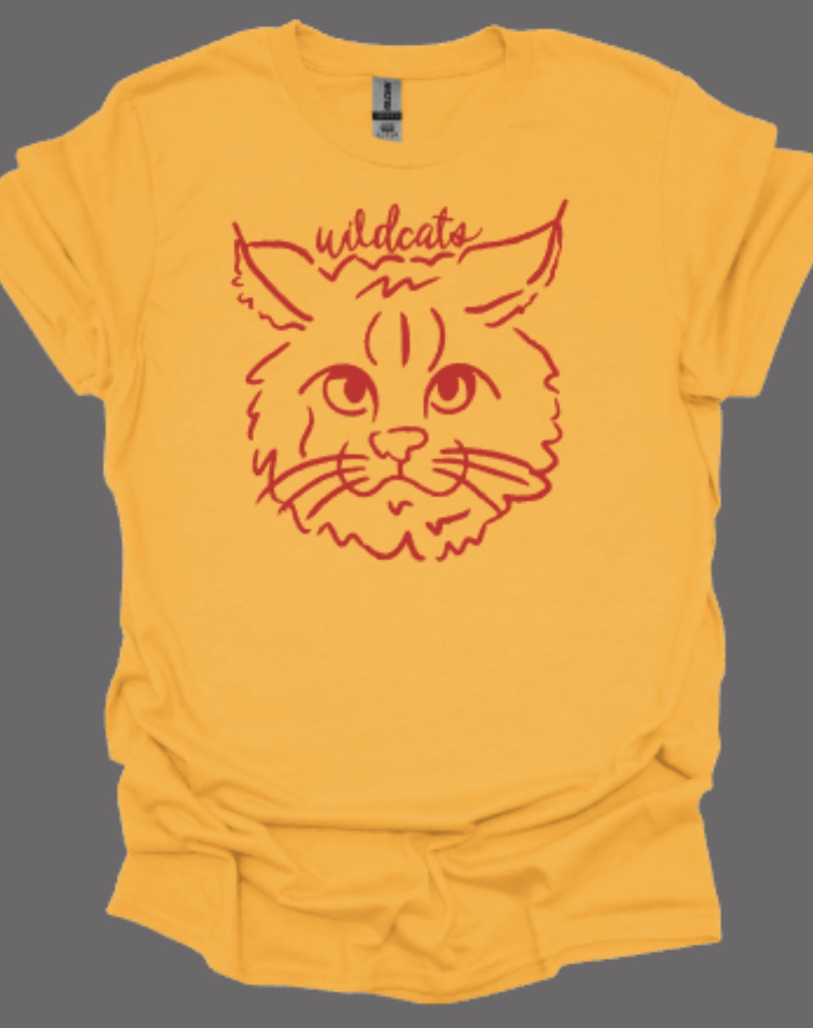 Wildcats Sketch Softstyle Tee