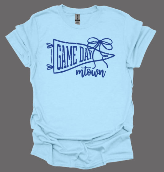 MTOWN Game Day Pennant Softstyle Tee