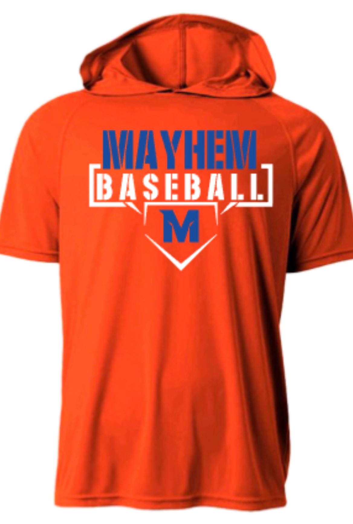 Mayhem Baseball Short Sleeve Hooded Tee