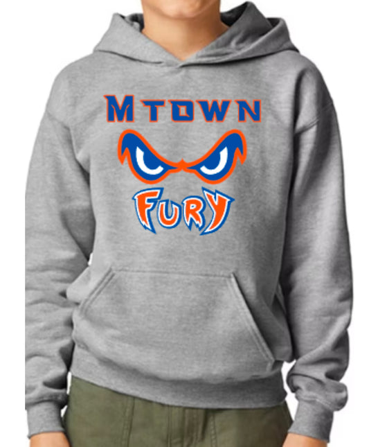 MTOWN FURY Hooded Cotton Blend Sweatshirt