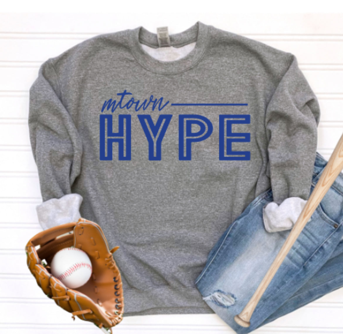 MTOWN Hype Straightaway Crewneck Sweatshirt