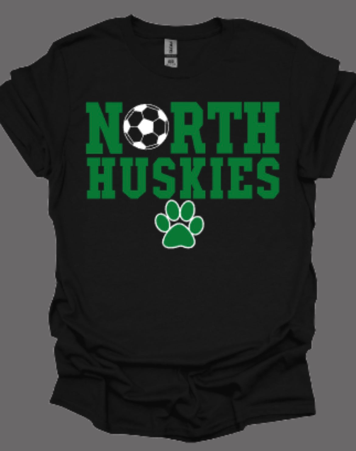 Huskies Girls Soccer Striker Softstyle Tee