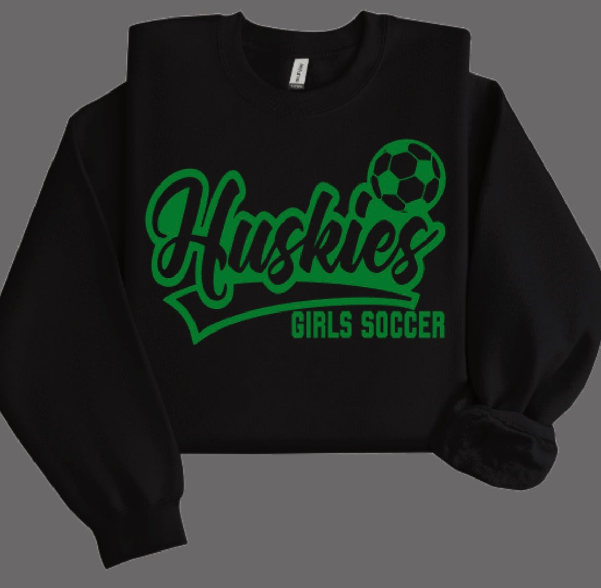 Huskies Girls Soccer Defender Crewneck Sweatshirt