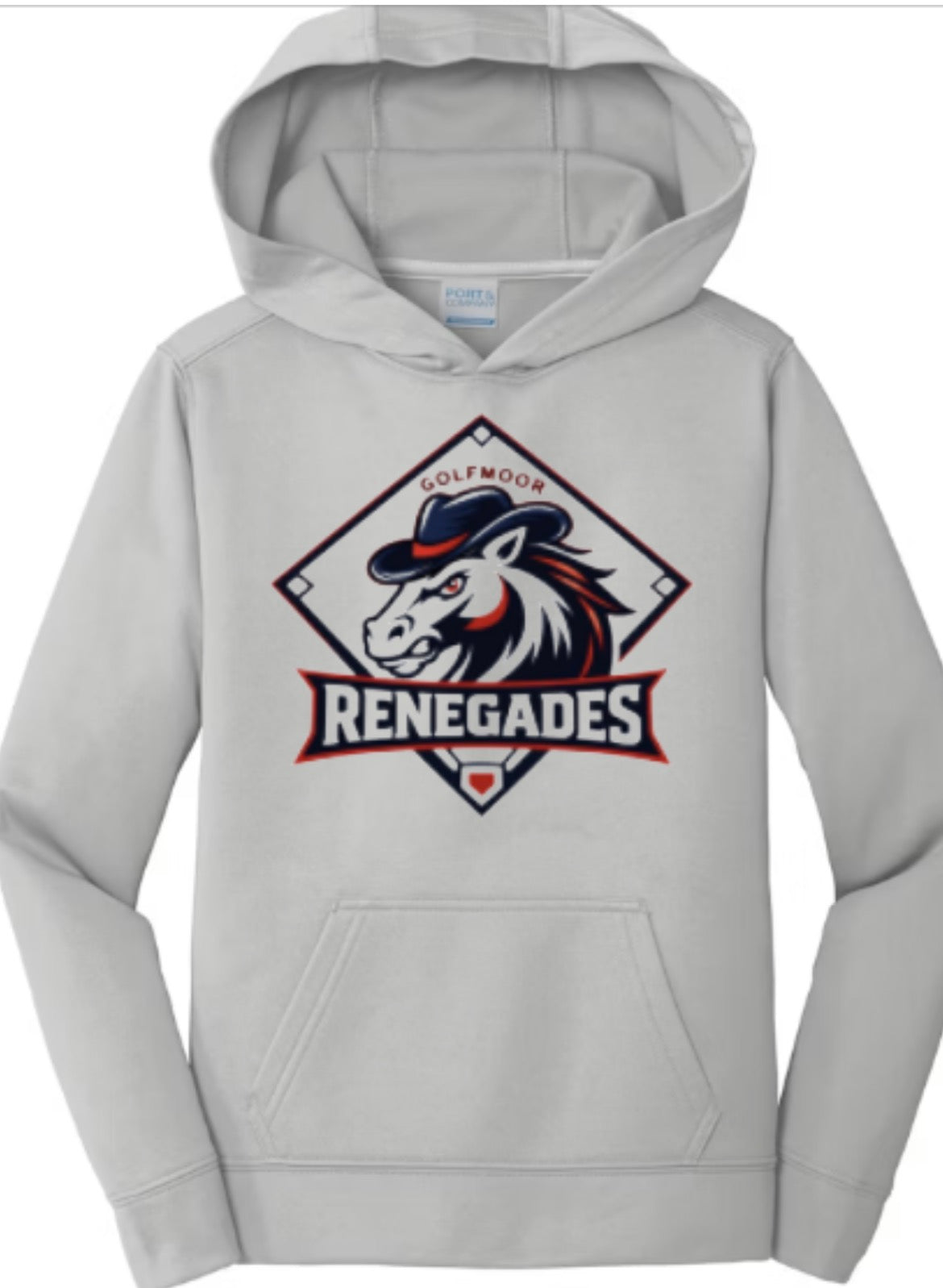 Renegades Logo Performance Fleece Pullover Hooded Sweatshirt