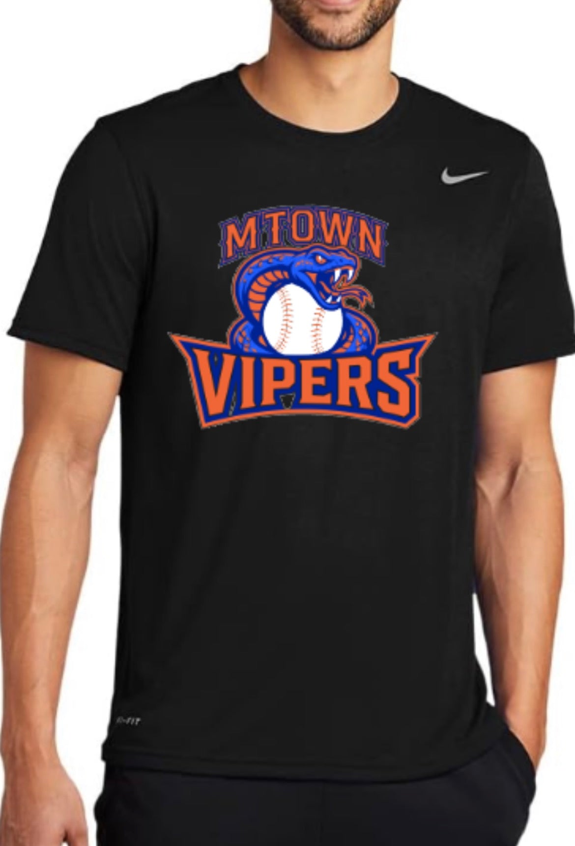 MTOWN Vipers Logo Nike Men's Dri-FIT Legend Fitness T-Shirt