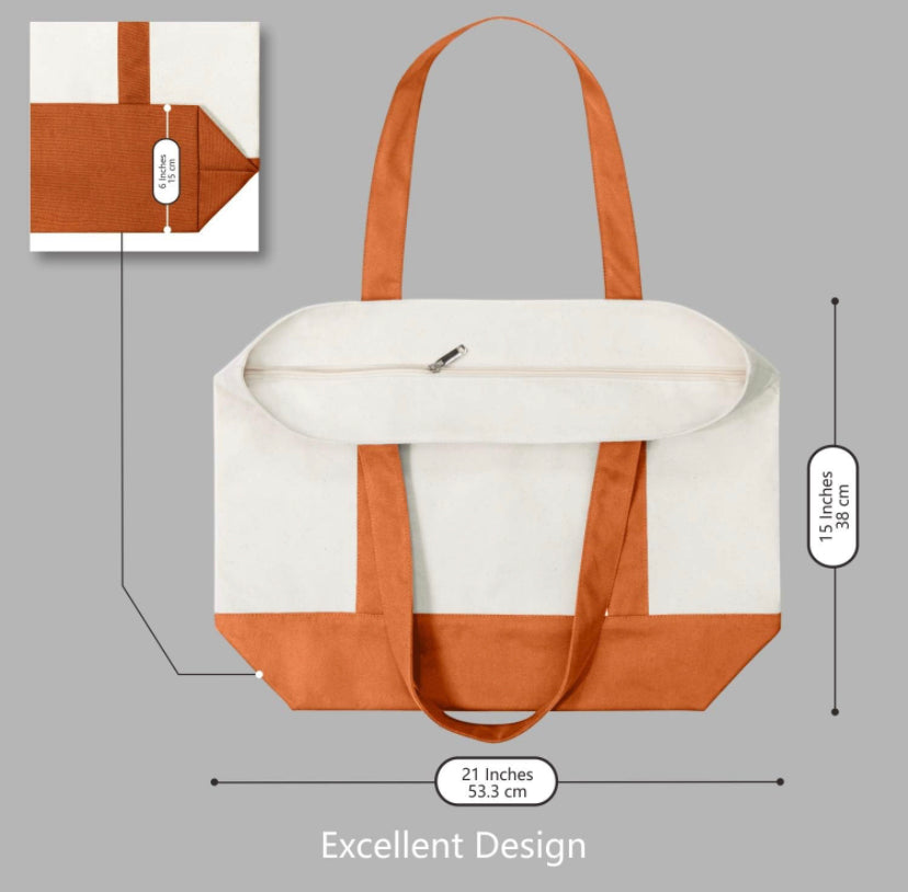 MTOWN INFERNO Canvas Tote Bag