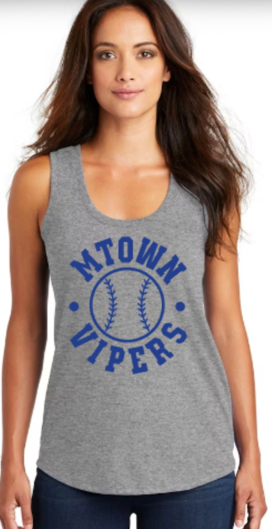 MTOWN Vipers Fastball Women's Perfect Tri Racerback Tank