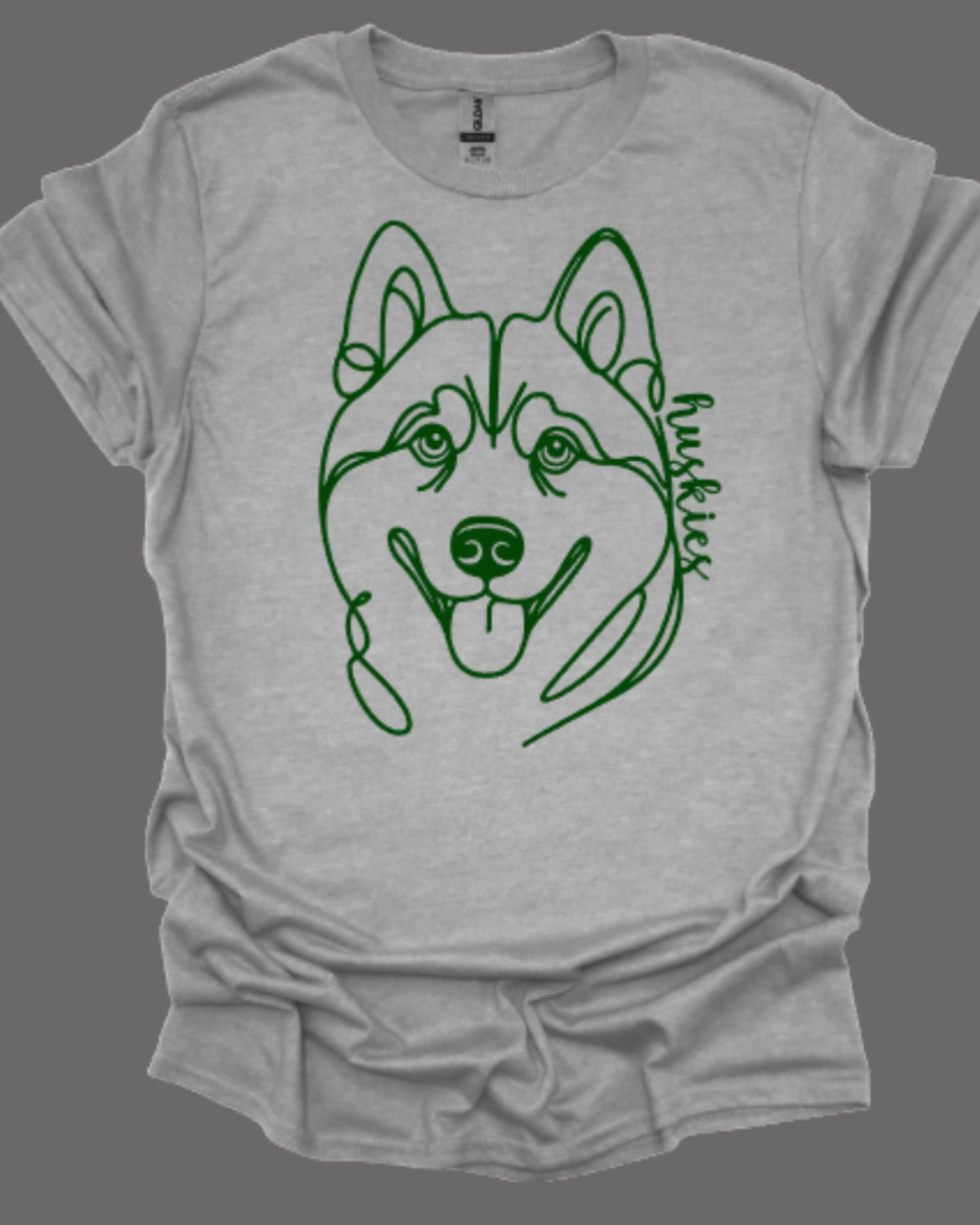Huskies Sketch Softstyle Tee