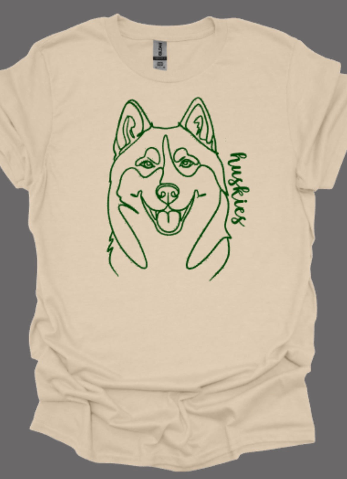 Huskies Sketch Softstyle Tee