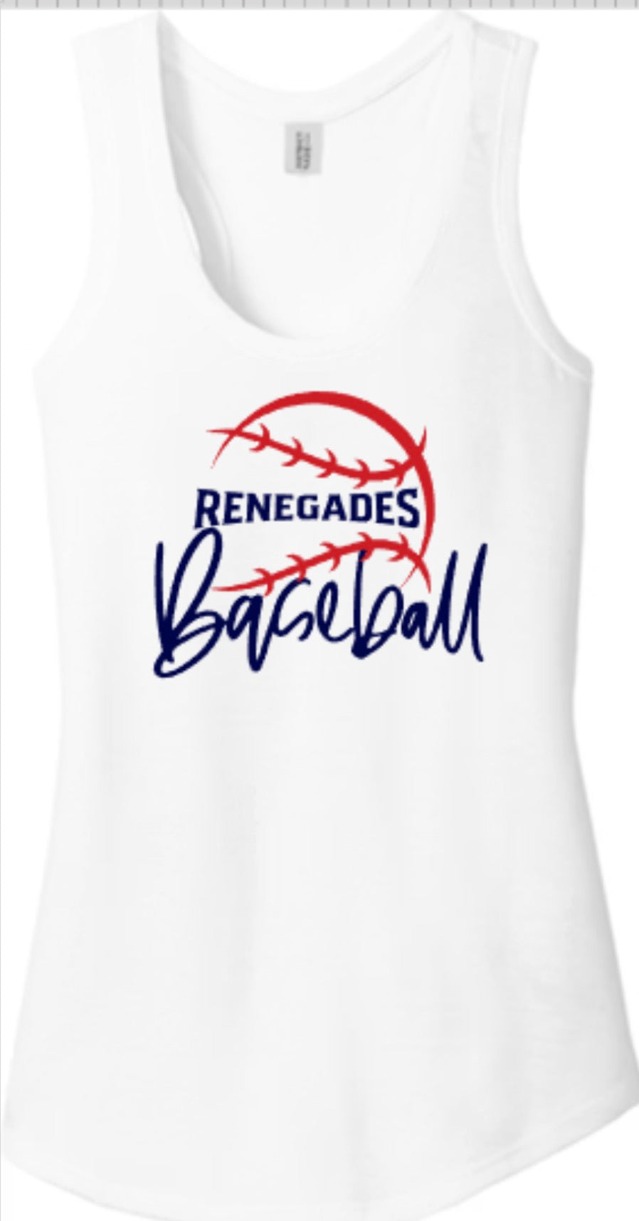 Golfmoor Renegades Dinger Women's Perfect Tri Racerback Tank