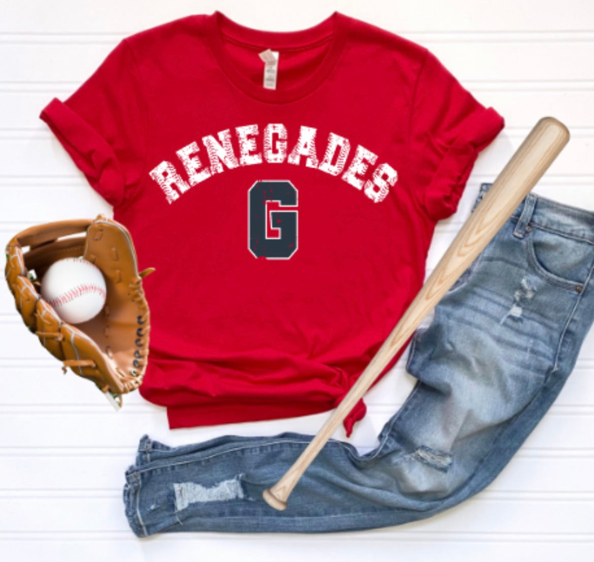 Golfmoor Renegades Base Hit Softstyle Tee