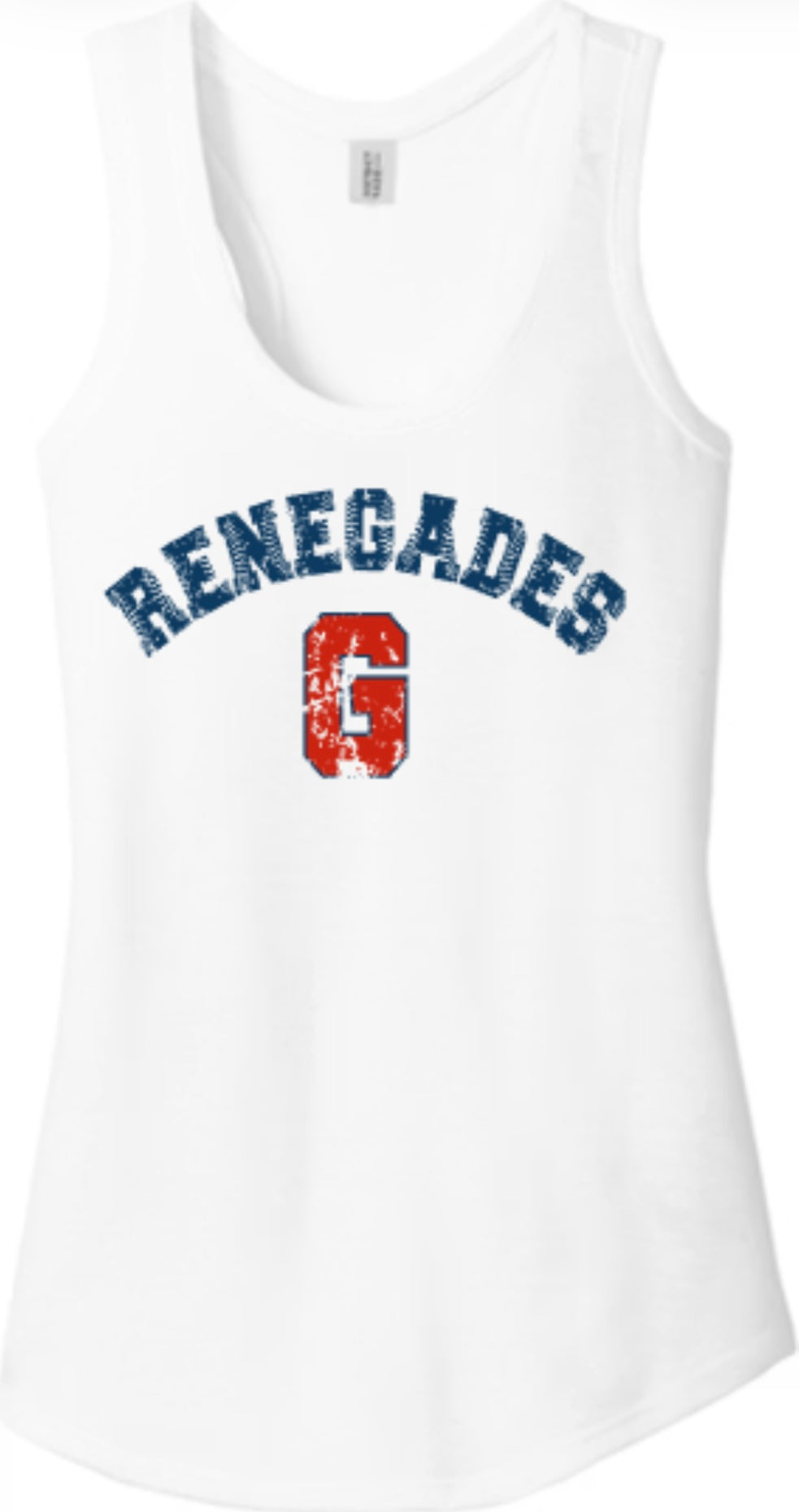 Golfmoor Renegades Base Hit Women's Perfect Tri Racerback Tank