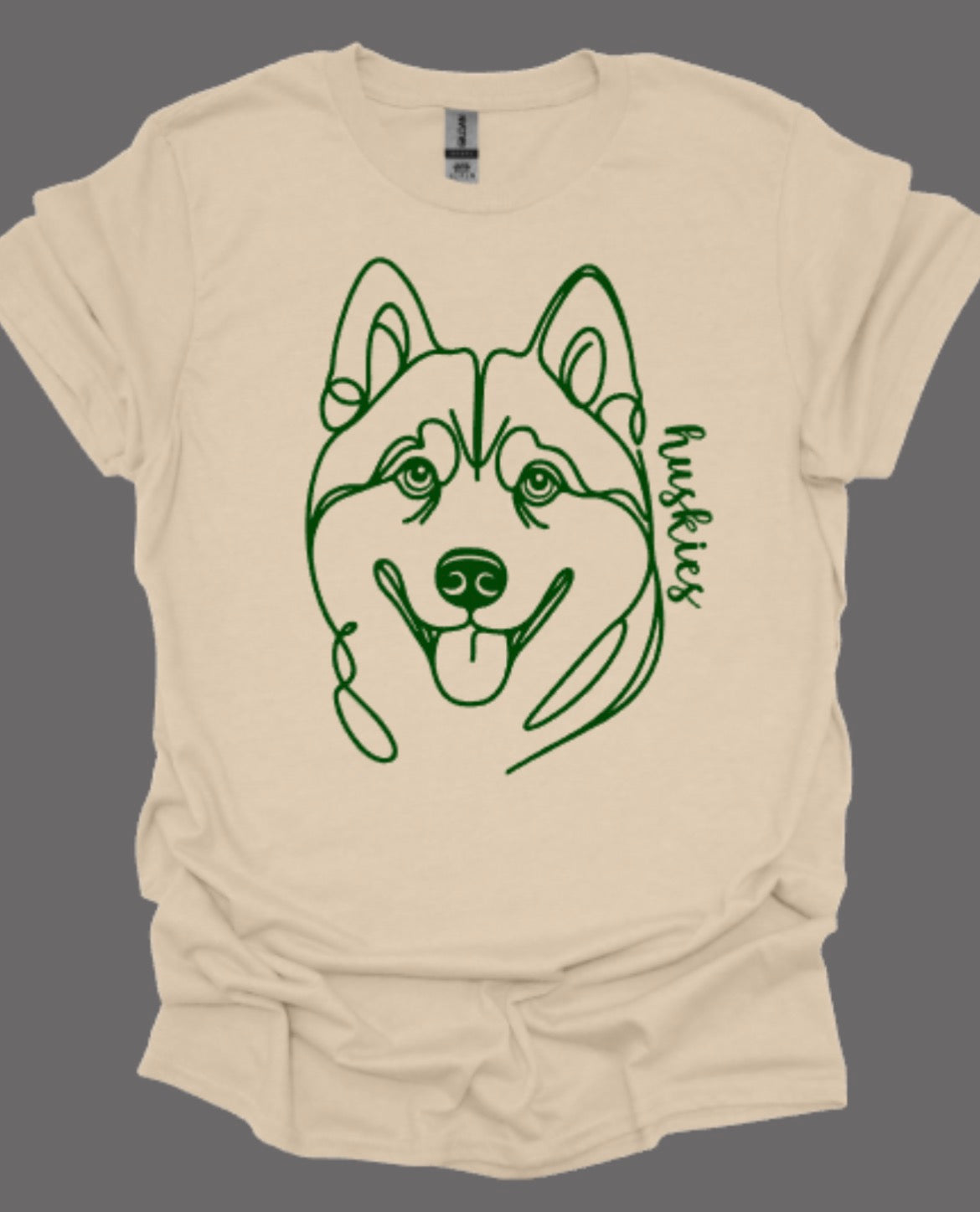 Huskies Sketch Softstyle Tee