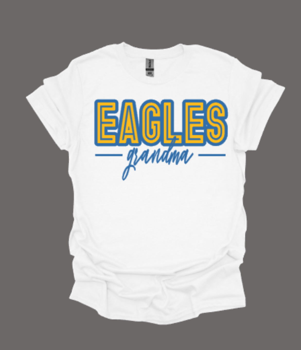 ECS EAGLES GRANDMA Custom Softstyle Tee