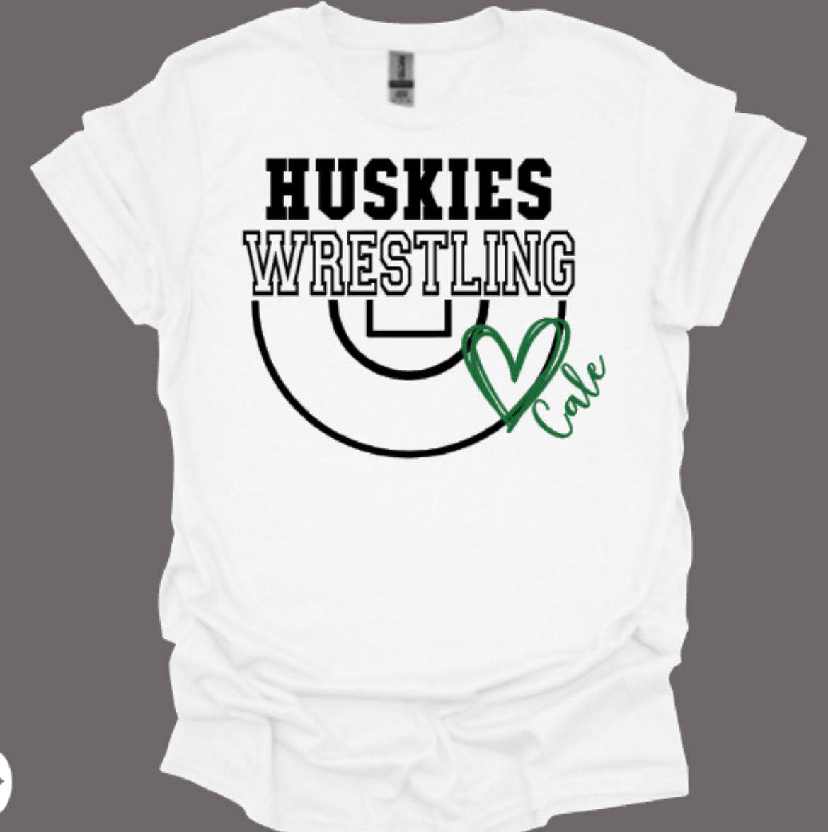 HUSKIES WRESTLING 💚 Softstyle Tee