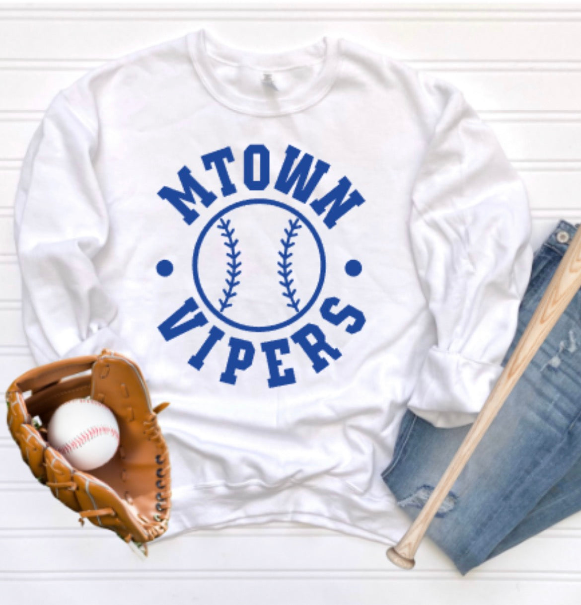 MTOWN Vipers Fastball Crewneck Sweatshirt