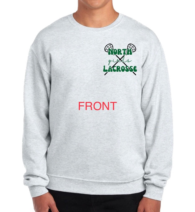 LACROSSE GAME DAY Crewneck Sweatshirt