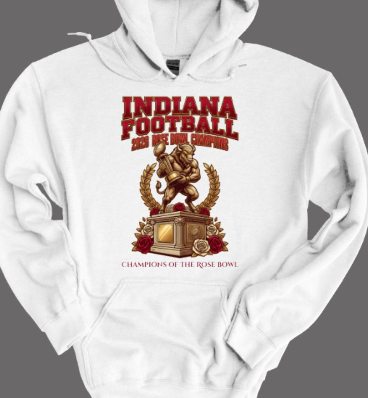 Indiana Football Rose Bowl Champions Fleece Hooded Sweatshirt