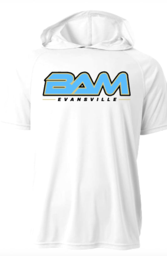 BAM Evansville Logo Short Sleeve Hooded Tee