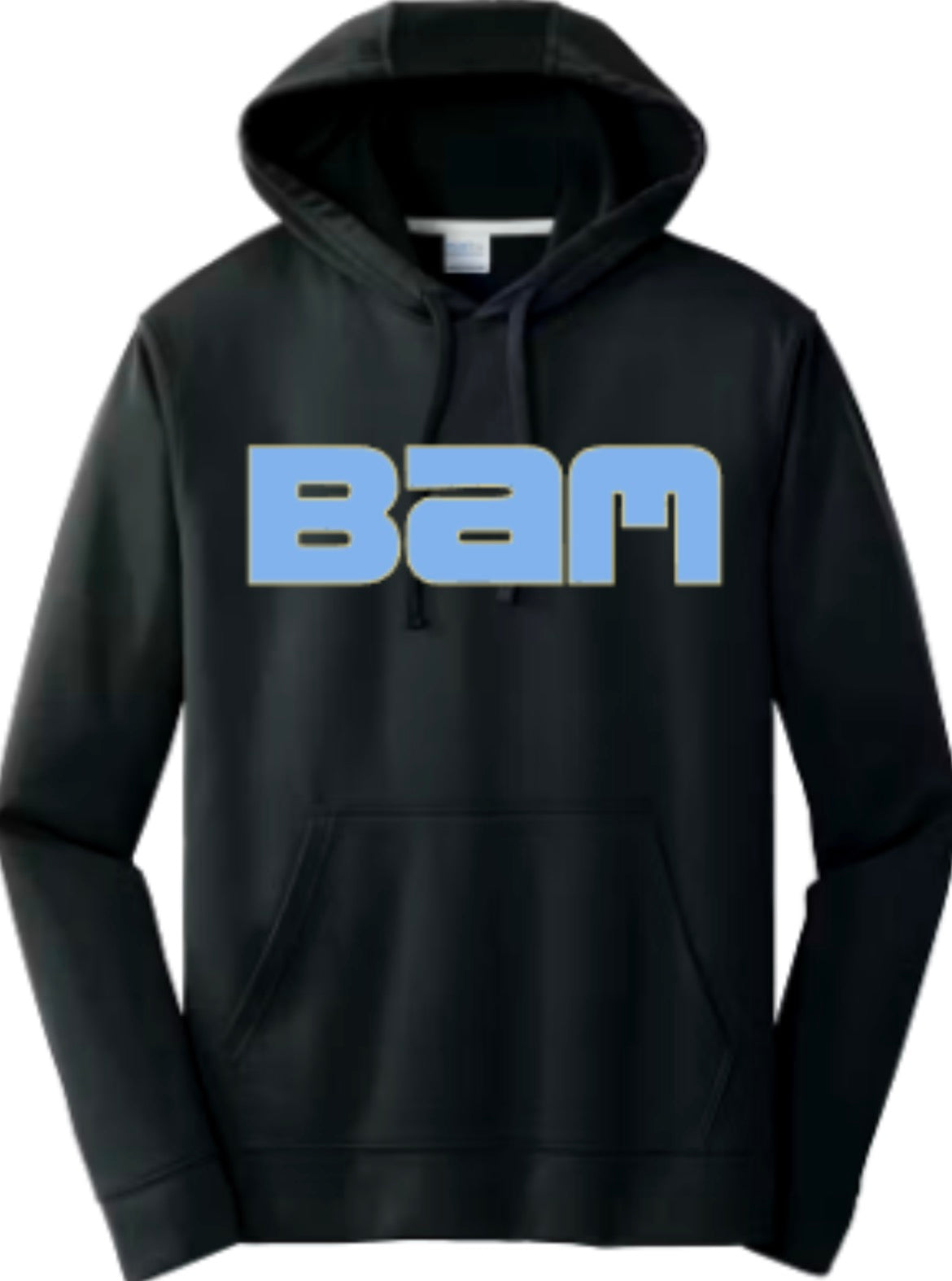 BAM Unisex Performance Fleece Pullover Hooded Sweatshirt