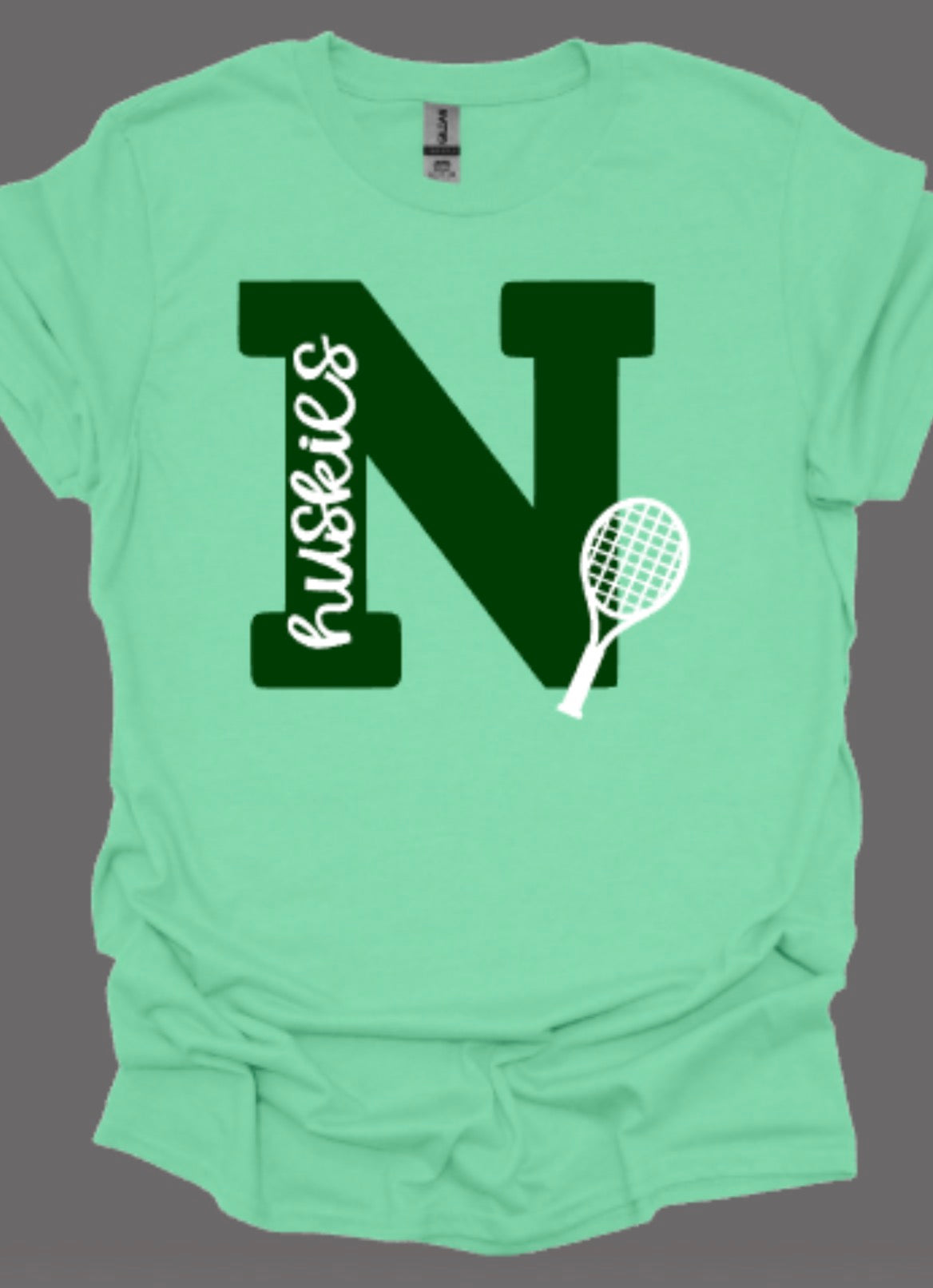 Huskies Tennis Forehand Softstyle Tee