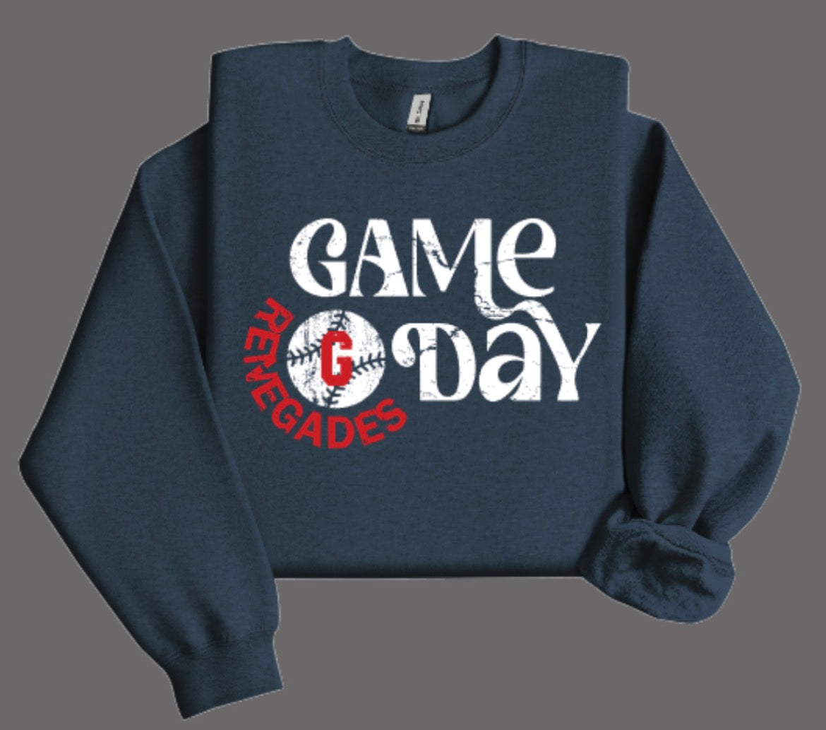 Golfmoor Renegades Game Day Crewneck Sweatshirt