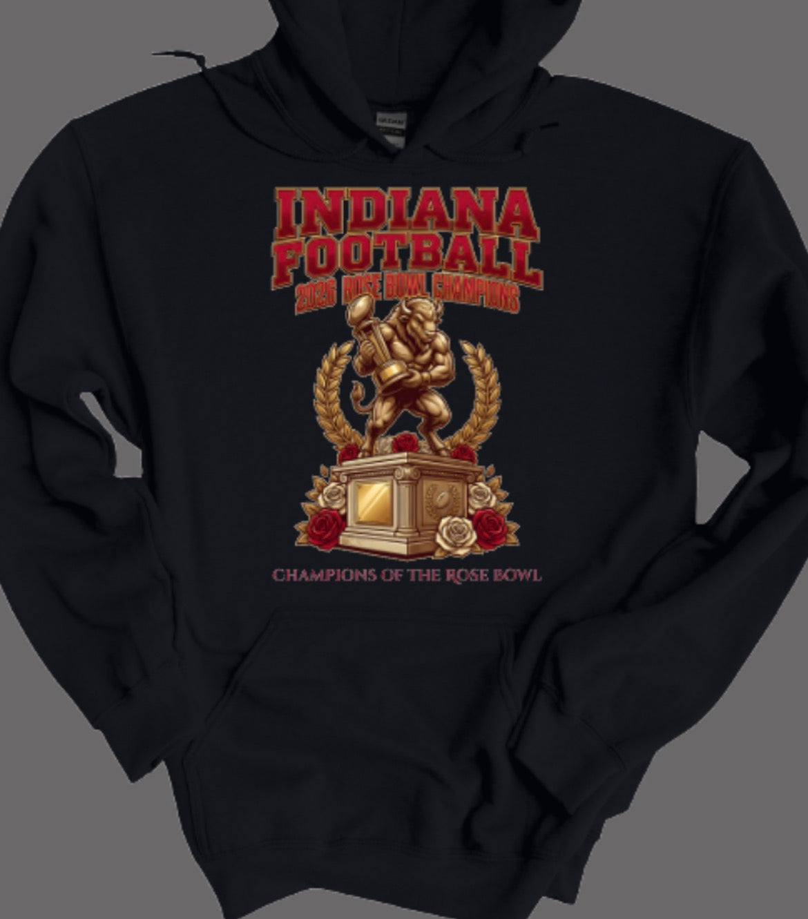 Indiana Football Rose Bowl Champions Fleece Hooded Sweatshirt
