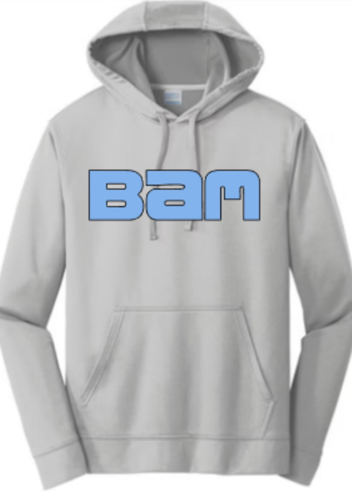 BAM Unisex Performance Fleece Pullover Hooded Sweatshirt