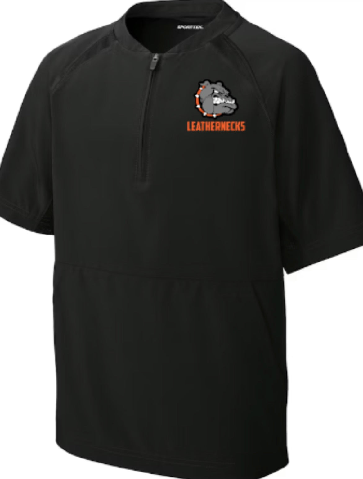 Leathernecks Logo 1/2-Zip Short Sleeve Jacket